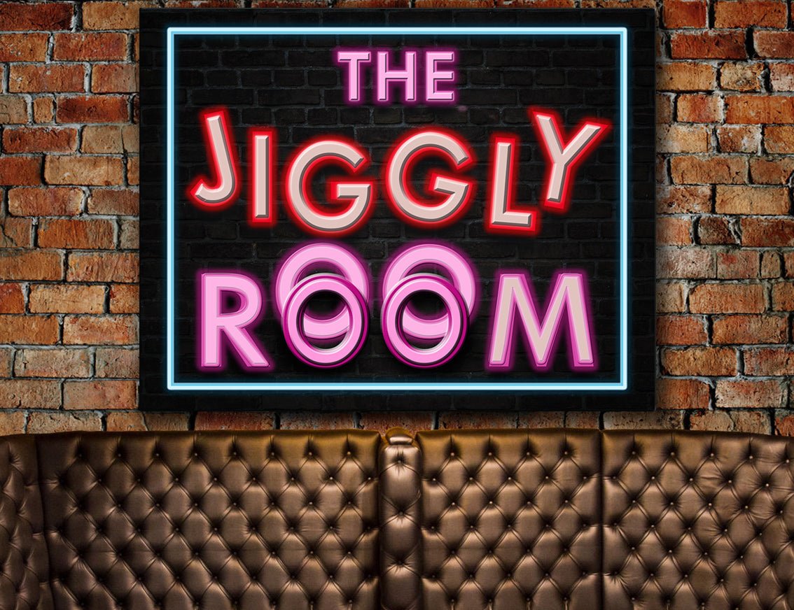 The Jiggly Room Framed Canvas Wall Art  Al Bundy Favorite