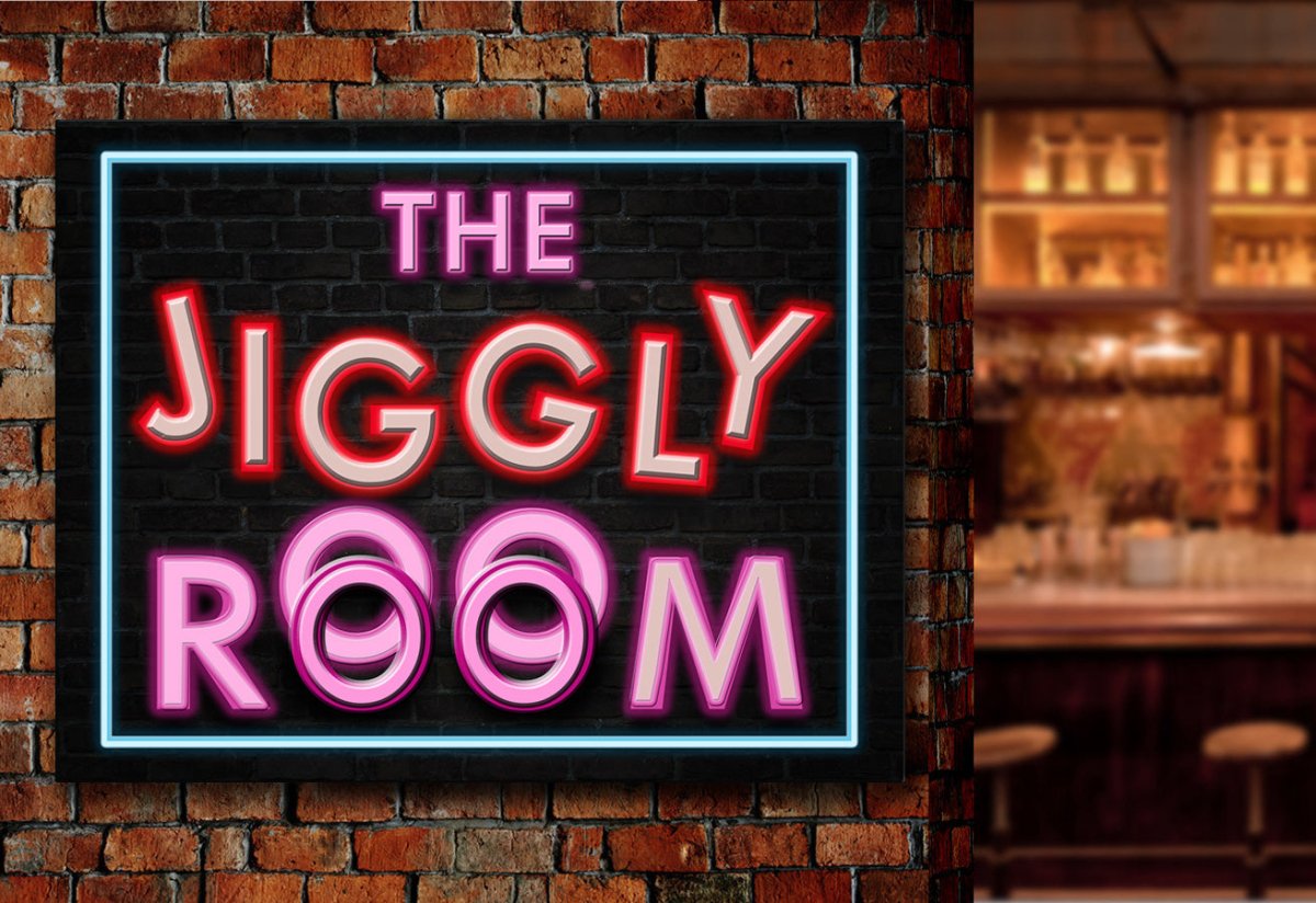 The Jiggly Room Framed Canvas Wall Art  Al Bundy Favorite