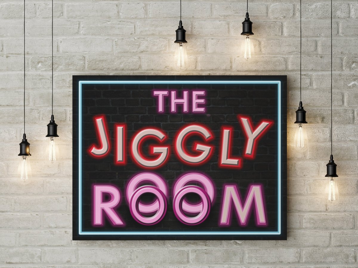 The Jiggly Room Framed Canvas Wall Art  Al Bundy Favorite