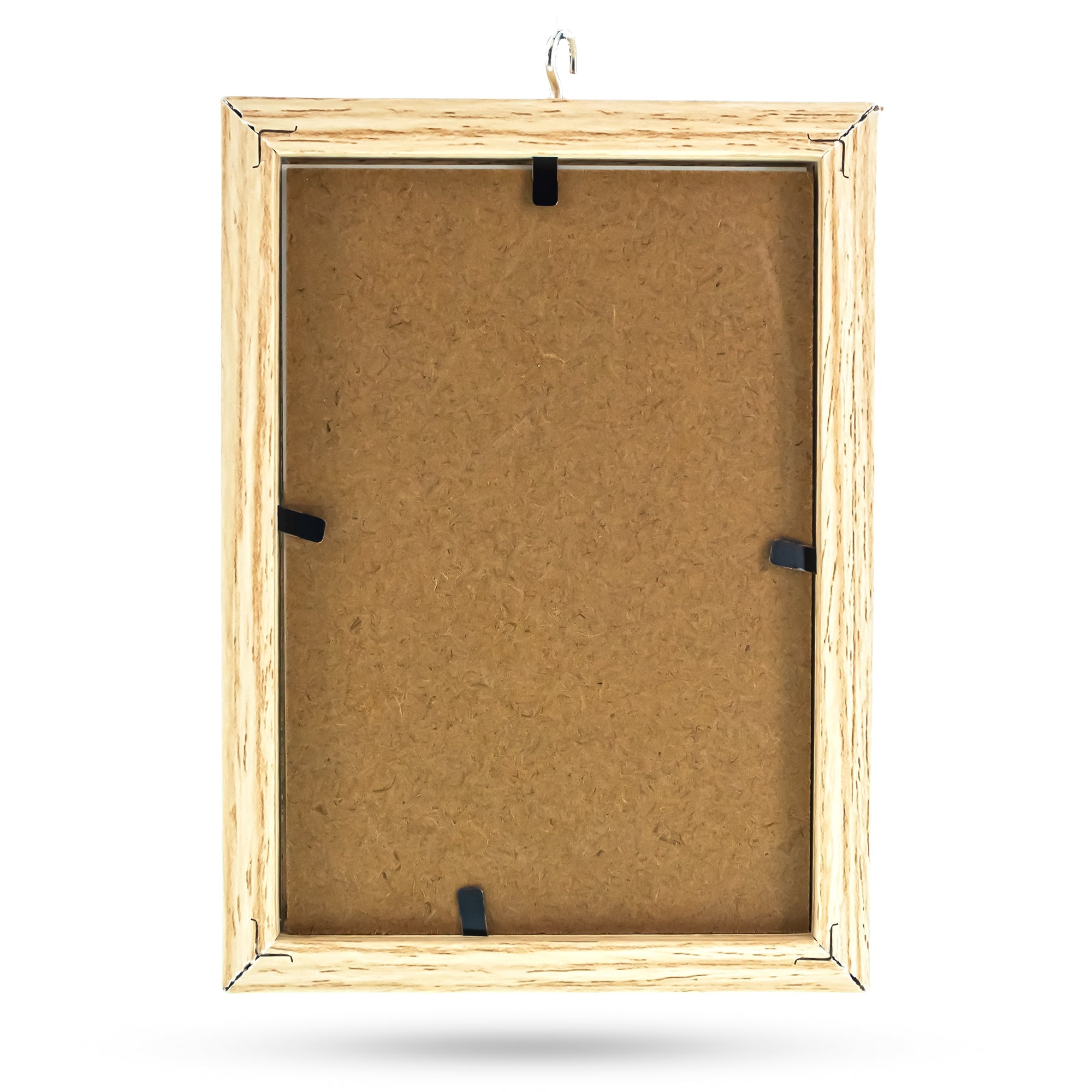Heart-Shaped Hanging Photo Picture Frame and Black Metal Ornament Stand 9.75 Inches