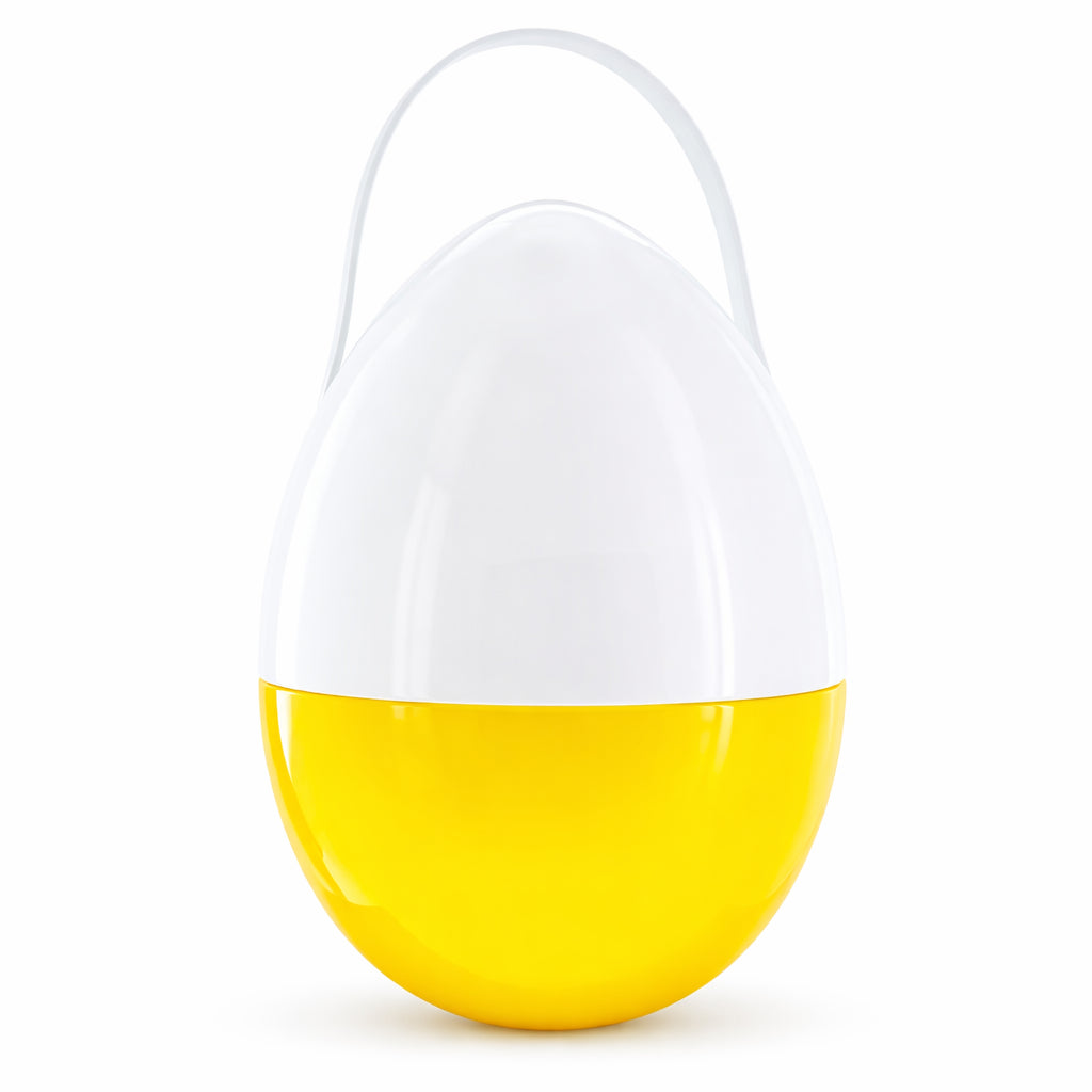 Giant Jumbo Large Size White and Yellow Chick Plastic Easter Egg 10 Inches