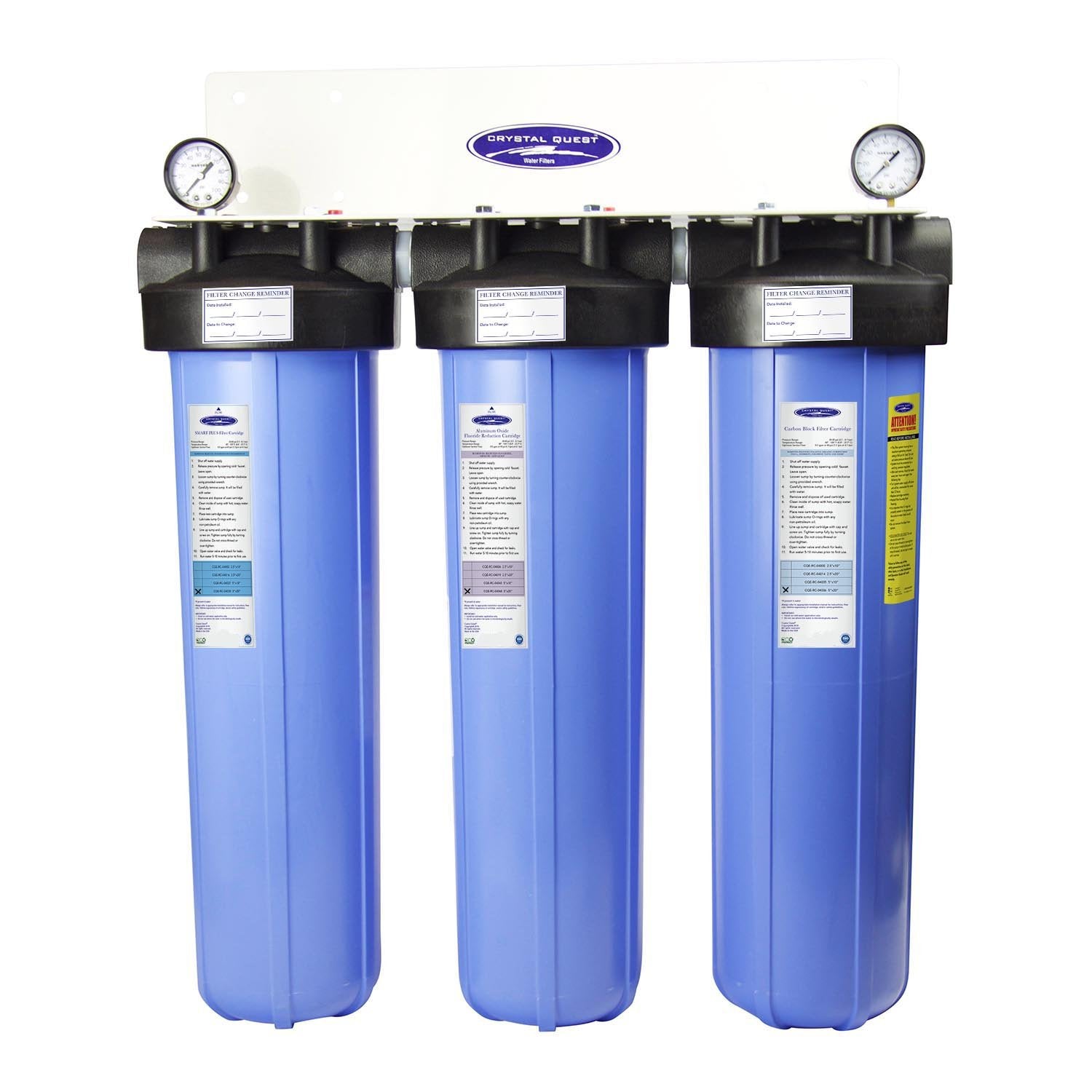 Big Blue Whole House Water Filter | Metal Removal (4-6 GPM | 1-2 people)
