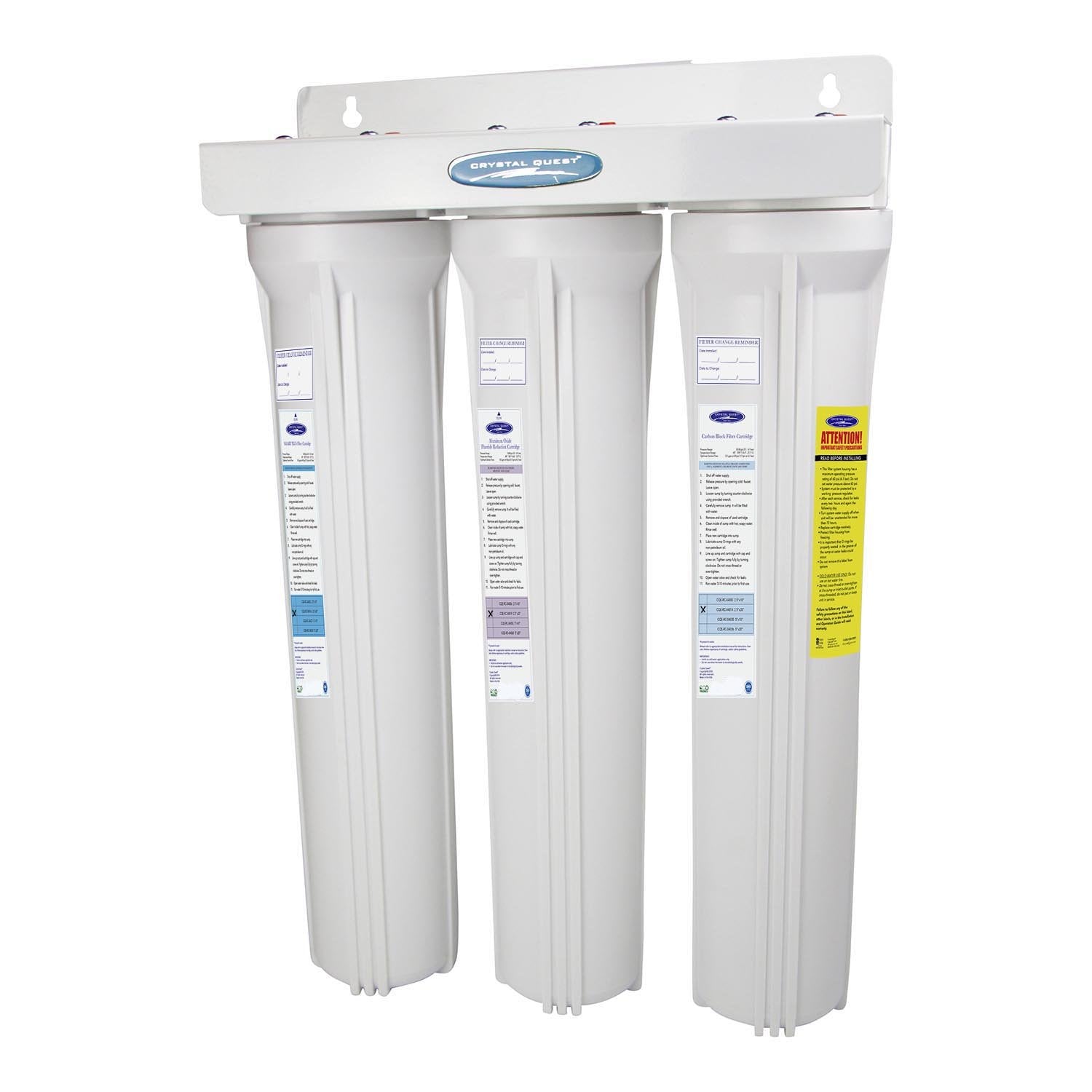 Mini Whole House Water Filter, Fluoride Removal (2-4 GPM | 1-2 people)