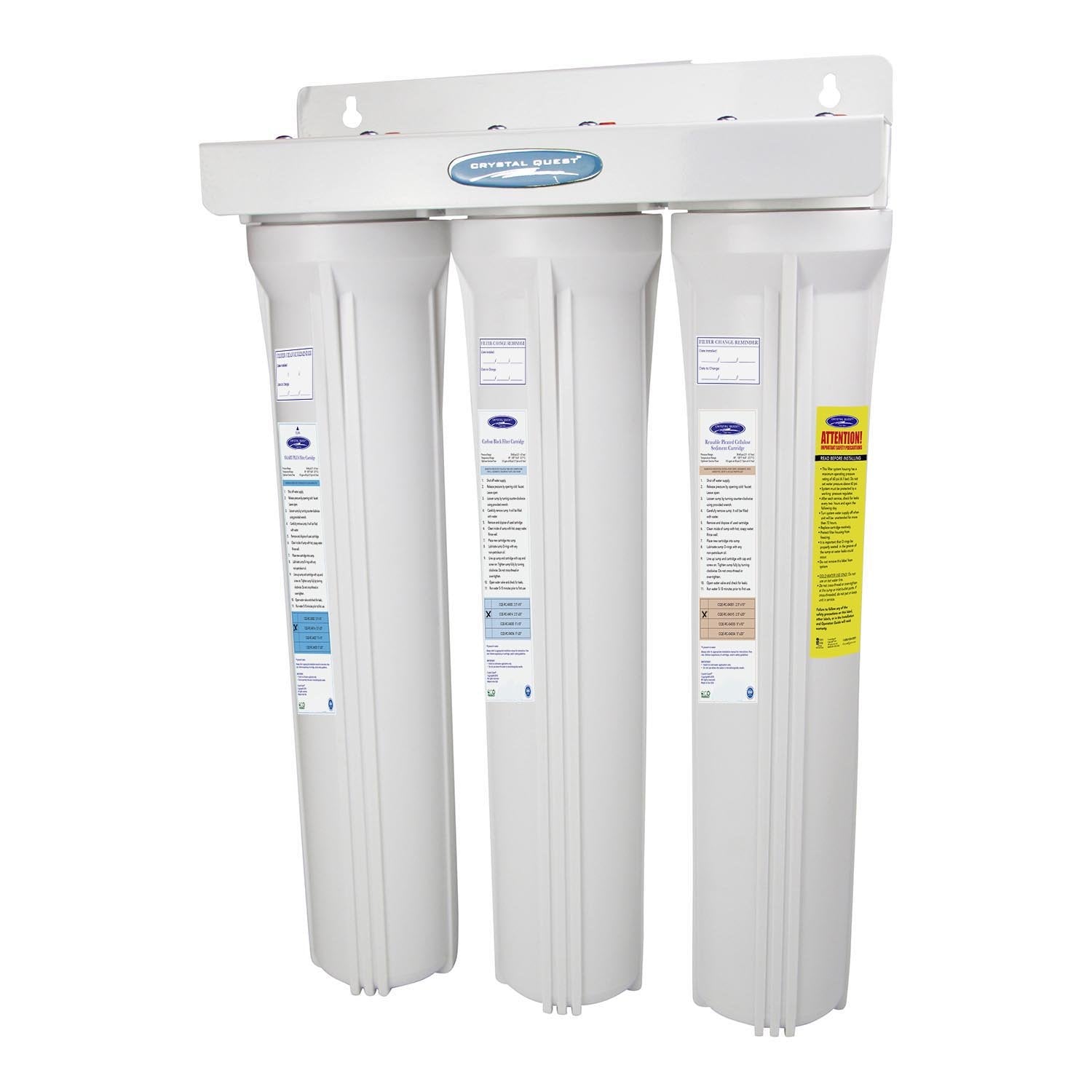 Mini Whole House Water Filter, SMART Series (3-6 GPM | 1-2 people)