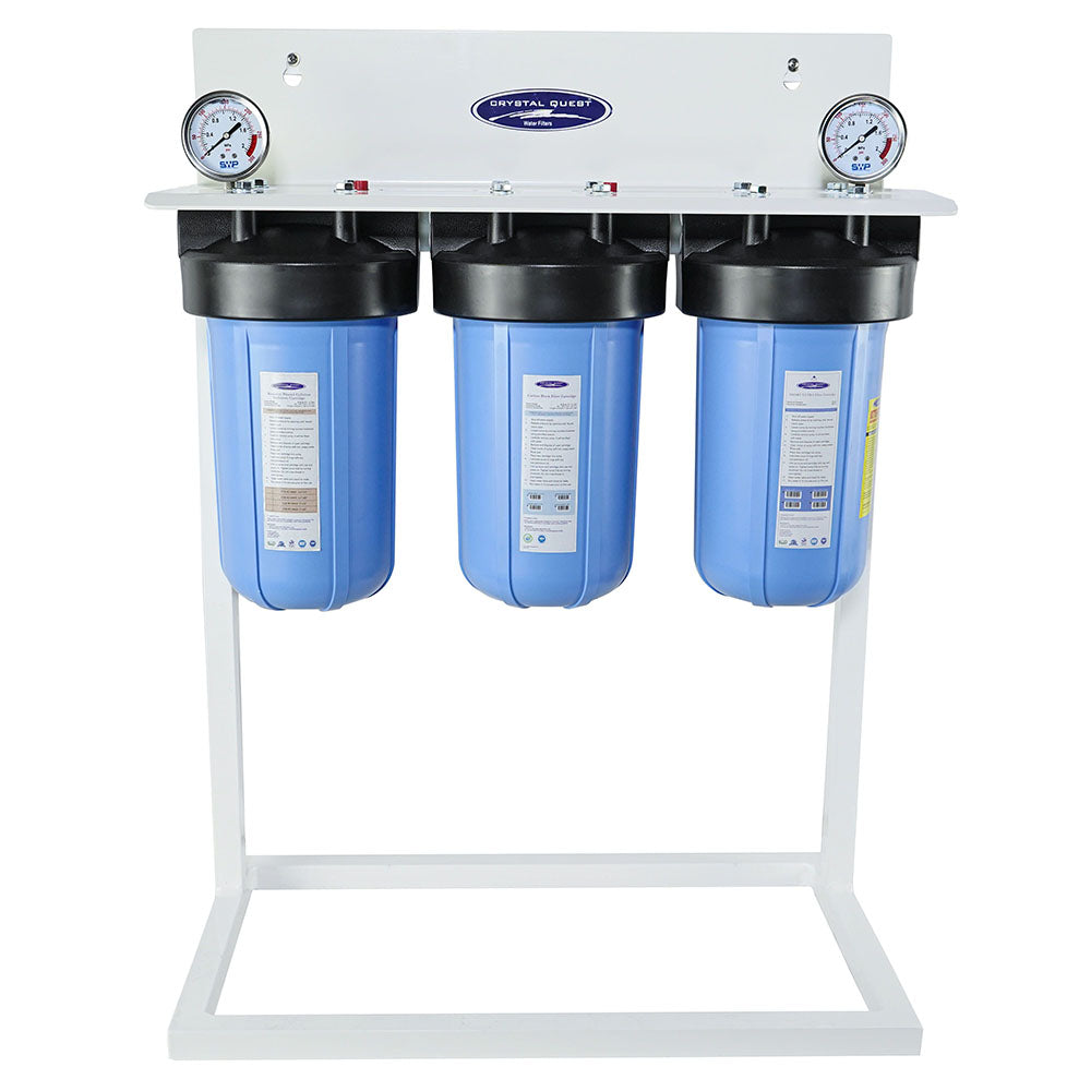 Compact Whole House Water Filter, SMART Series (3-6 GPM | 1-2 people)