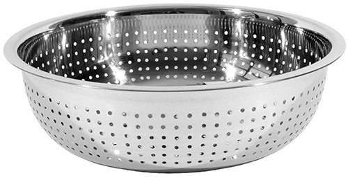 Town Food Service 31715 15 In. Stainless Steel Small Hole Chinese Style Colander