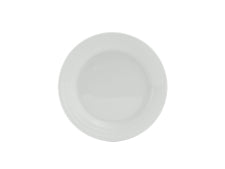 Tuxton FPA-116 Vitrified China Plate Porcelain White - 11.75 in. - 1 Dozen