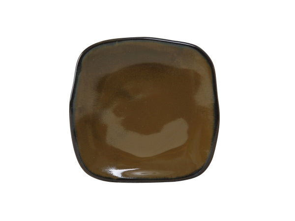Tuxton GAJ-501 Vitrified China Square Plate Mojave - 9 in. - 1 Dozen