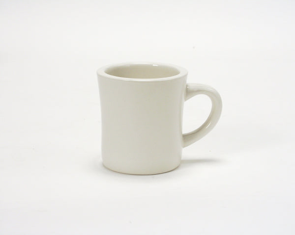 Tuxton China BEM-090B Diner Mug 9 oz. - Eggshell  - 2 Dozen