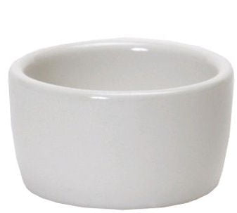 Tuxton China BWX-0203 2.5 in. Pipkin 2 oz. - White  - 4 Dozen