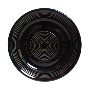 Tuxton China CBA-090 9 in. Plate - Black  - 2 Dozen
