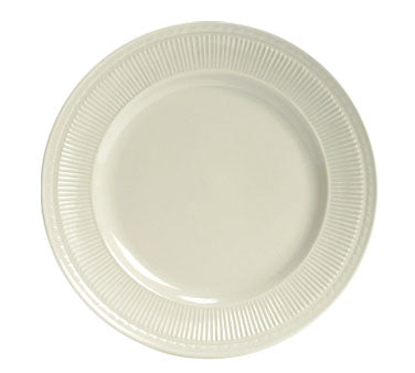Tuxton China HEA-064 Hampshire American 6.5 in. Embossed Plate - White  - 3 Dozen