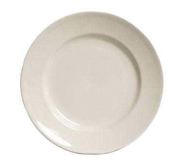 Tuxton China TSC-007 Shell 7.25 in. Scalloped Plate - American White  - 3 Dozen