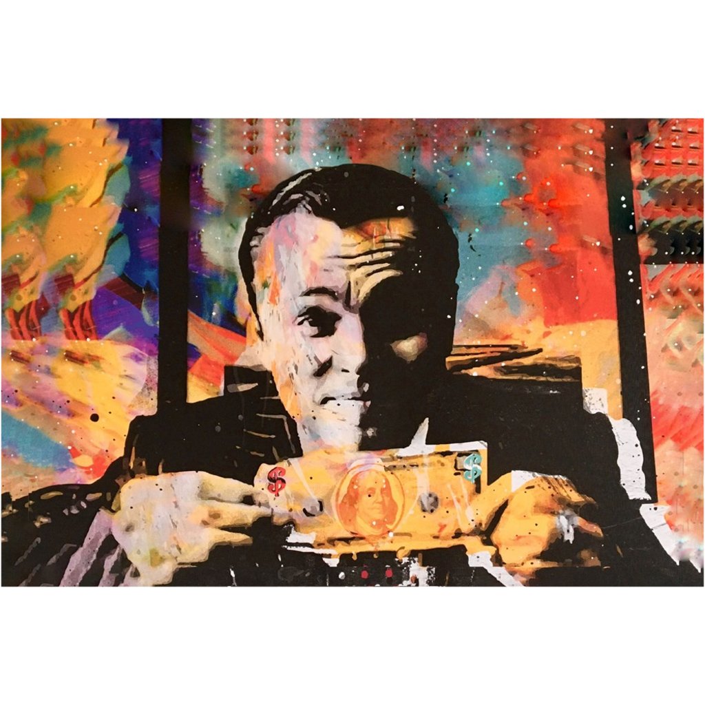 Wolf Of Wall Street Canvas Poster