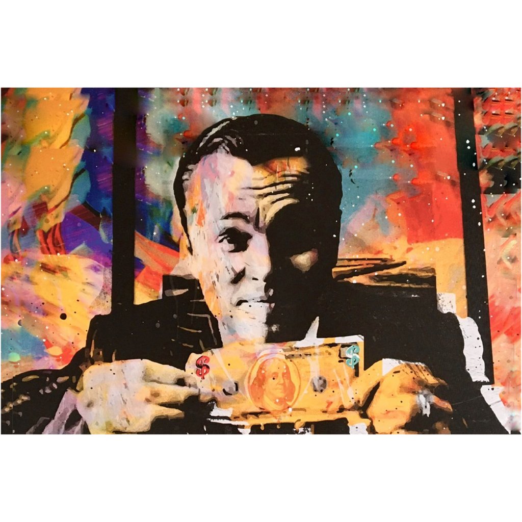 Wolf Of Wall Street Leonardo Dicaprio Motivational Art Poster