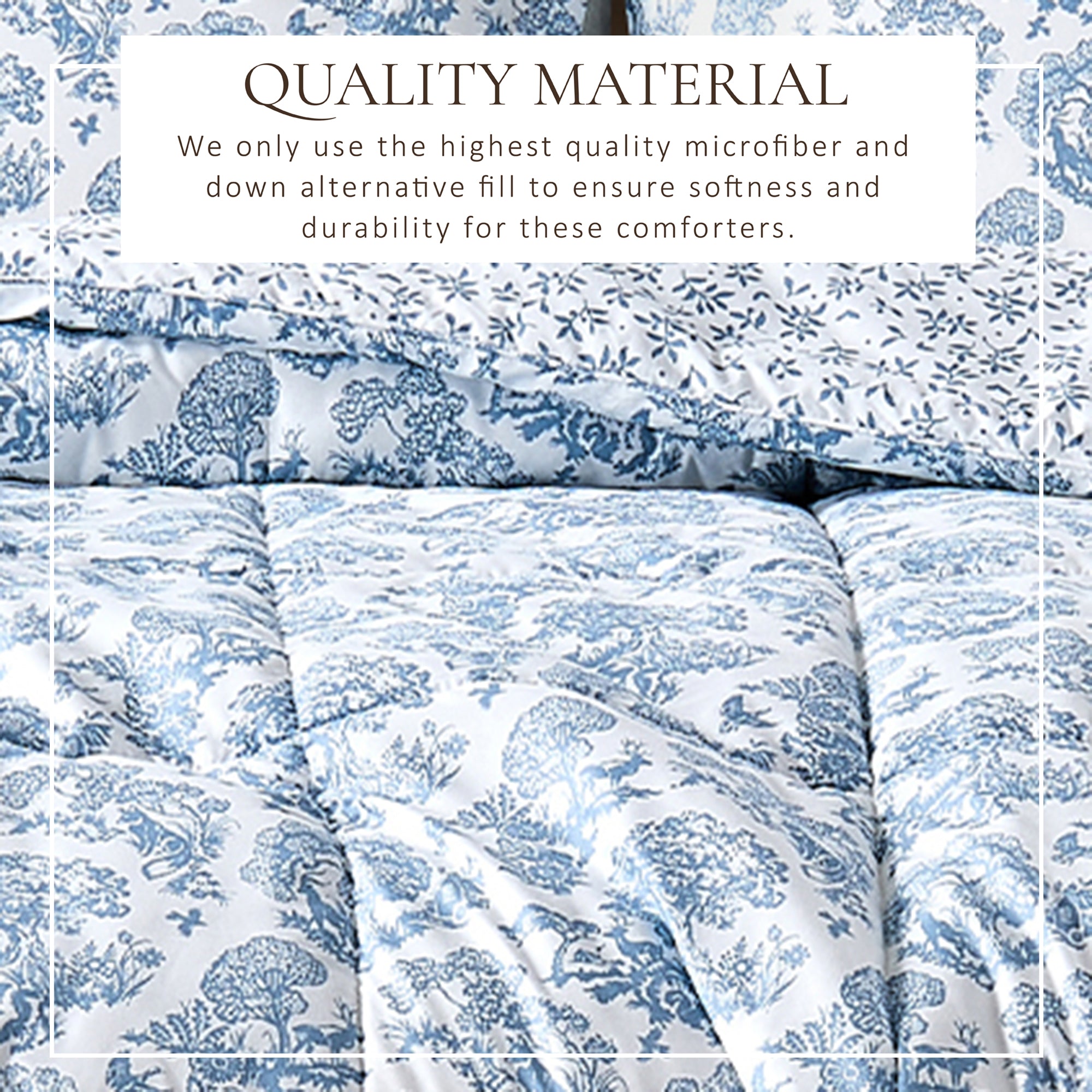 Reversible Christmas Comforter and Sham Set - Holiday / Lodge Odette Collection