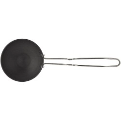 Eris Hard Anodized Mini Fry Pan/Tadka Pan, Black, 4.75