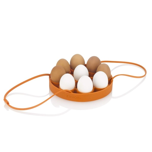 Zavor Silicone Cooking/Egg Rack, Sling & Trivet | BPA-free, Non-stick & Non-scratch, Orange