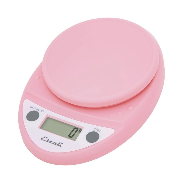 Escali Primo Digital Food Scale Multi-Functional Kitchen Scale And Baking Scale For Precise Weight Measuring And Portion Control, 8.5 X 6 X 1.5 Inches, Soft Pink