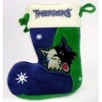 Forever Collectibles Nba Minnesota Timberwolves Holiday Stocking, Team Colors, One Size