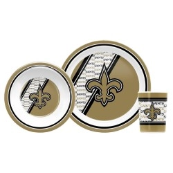 Nfl New Orleans Saints Childrens Dinner Set