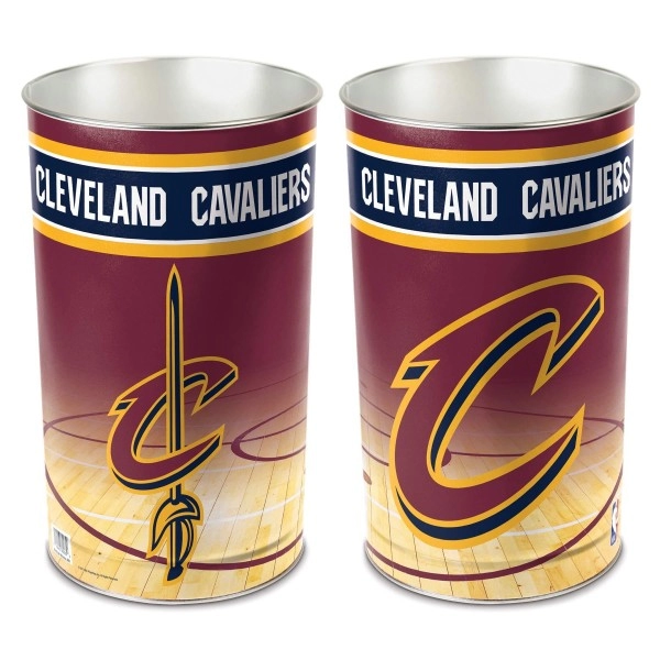 Nba Cleveland Cavaliers 15 Waste Basket, Team Color, One Size