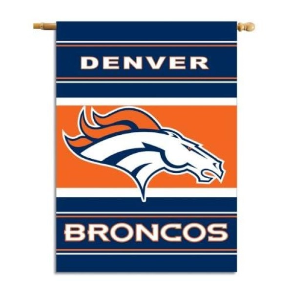 Fremont Die Nfl Denver Broncos 2-Sided House Flag, 28