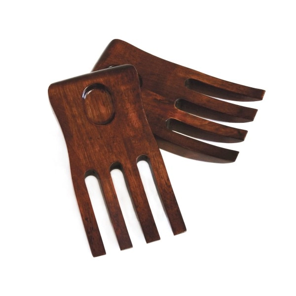 Lipper International Cherry Finished Salad Hands, 3.75