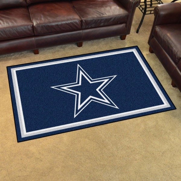 Nfl - Dallas Cowboys 4Ft. X 6Ft. Plush Area Rug