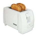 Better Chef Economic 2-Slice Toaster | Darkness Control | Crumb Tray | Fits Bagel Slice (White)