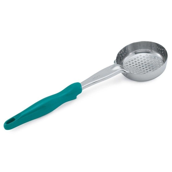 Vollrath 6432655 Teal 6 Ounce Round Perforated Spoodle