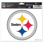 Wincraft Nfl Pittsburgh Steelers 41142071 Multi-Use Colored Decal, 5 X 6