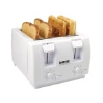 Better Chef 4 Slice Dual-Control Toaster In White,Im-241W