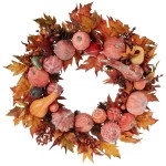 Nearly Natural 4648 Harvest Wreath Fall, 28-Inch