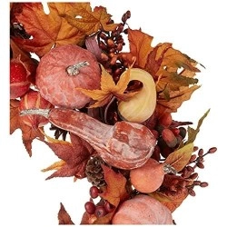 Nearly Natural 4648 Harvest Wreath Fall, 28-Inch