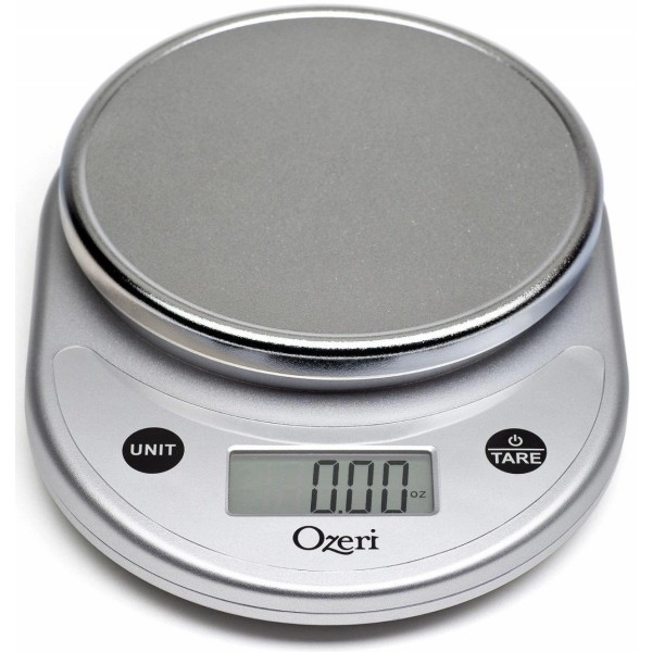 Ozeri Pronto Digital Multifunction Kitchen And Food Scale, All Silver, Compact