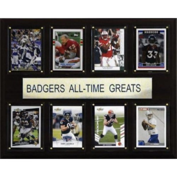 Ncaa Football Wisconsin Badgers All-Time Greats Plaque