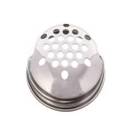 American Metalcraft 12 Oz Cheese Shaker Top W/Extra Large Holes,Silver