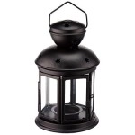 Zingz And Thingz Black Colonial Candle Lamp