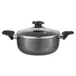 Brentwood Non-Stick 2-12 Mm Aluminum Dutch Oven 2-Quart Gray