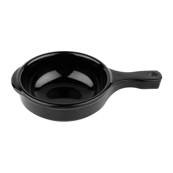 G.E.T. Hsb-112-Bk Soup Bowl With Handle, 12 Ounce, Black (Set Of 12)