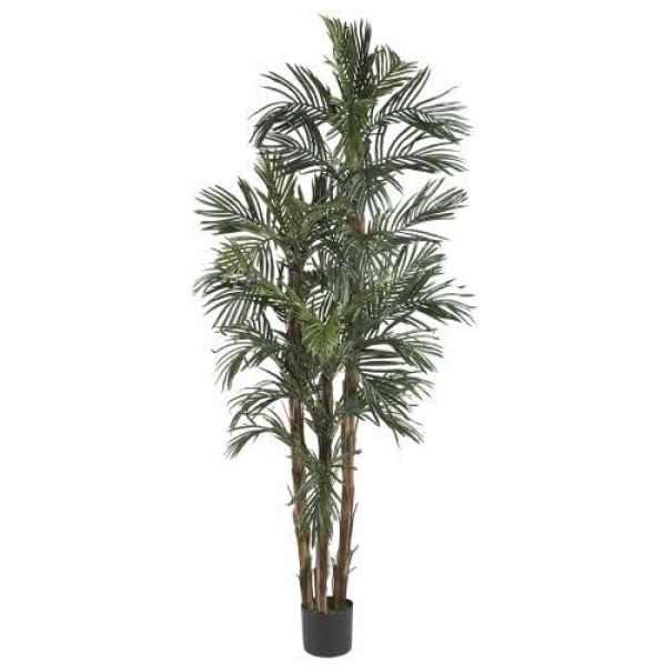 Nearly Natural 5284 Robellini Palm Silk Tree, 6-Feet, Green