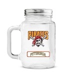 Mlb Pittsburgh Pirates 20Oz Glass Mason Jar