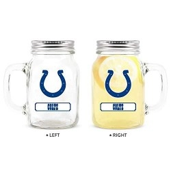 Nfl Indianapolis Colts 20Oz Glass Mason Jar