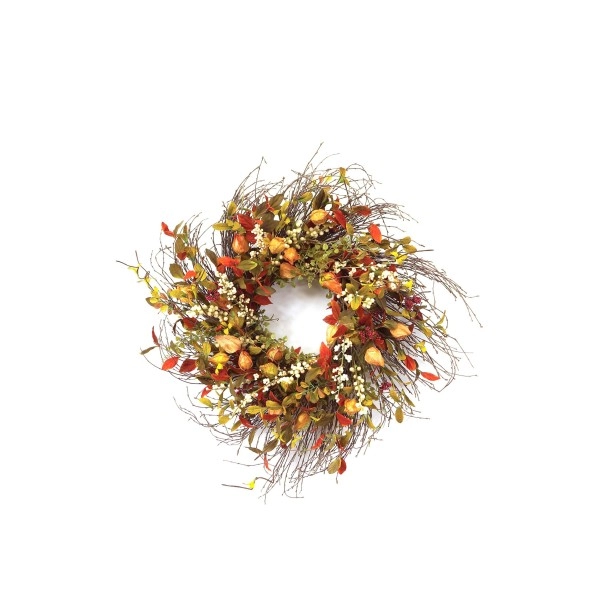 Melrose International 20-Inch Cape Gooseberry Wreath