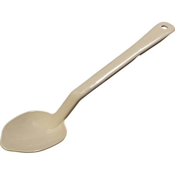 Carlisle Foodservice Products 442006 Polycarbonate Solid Spoon, 1.50 Fl Oz Capacity, 13