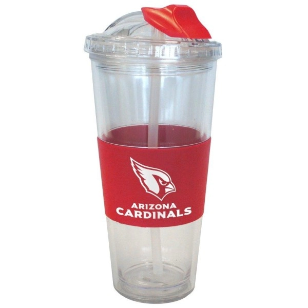 Arizona Cardinals No Spill Straw Tumbler