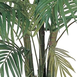 Nearly Natural 5001 Areca Decorative Silk Palm Tree, 4-Feet, Green