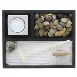 Koehler 13053 7 Inch Tabletop Zen Decorative Garden Kit