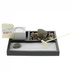 Koehler 13053 7 Inch Tabletop Zen Decorative Garden Kit